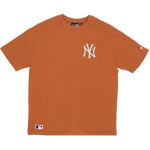 New Era - NY Yankees Baseball Tee Essentials - T-shirt - Oranje - Heren