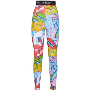 Philipp Plein, Dames, Broeken, Veelkleurig, Maat: XS Katoen,