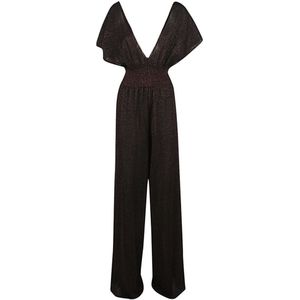 Circus Hotel, Dames, Jumpsuits & Playsuits, Bruin, Maat: S Viscose,