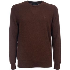 Polo Ralph Lauren, Heren, Truien, Bruin, Maat: S Wol,