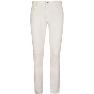 Michael Kors, Heren, Jeans, Wit, Maat: W36 Suède,