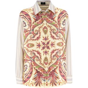 Etro - Blouse - Veelkleurig - Katoen