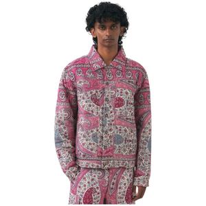 Antik Batik, Heren, Jassen, Rood, Maat: S Katoen,