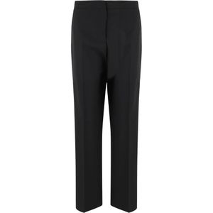 Tory Burch, Dames, Broeken, Zwart, Maat: XS Nylon,