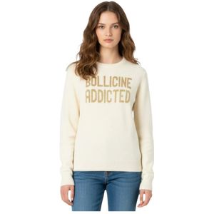 MC2 Saint Barth, Dames, Truien, Beige, Maat: XS Wol,