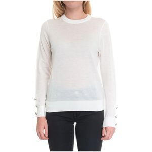Michael Kors, Dames, Truien, Wit, Maat: S