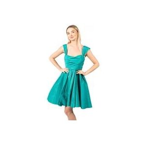 Pinko Elegante Cocktailjurk , Green , Dames , Maat: 2XS