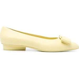 Ferragamo, Dames, Schoenen, Geel, Maat: 34 1/2 EU Kasjmier,