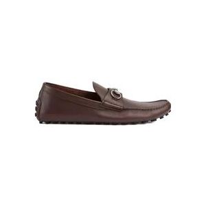 Gucci Loafers , Brown , Heren , Maat: 40 EU