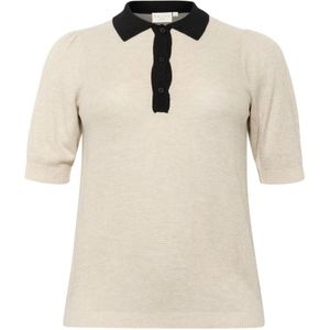 Kaffe Curve, Dames, Tops, Grijs, Maat: S Acryl,