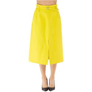 Jil Sander, Dames, Rokken, Geel, Maat: XS Katoen,