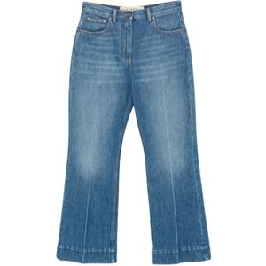 Valentino, Dames, Jeans, Blauw, Maat: W28 Denim,
