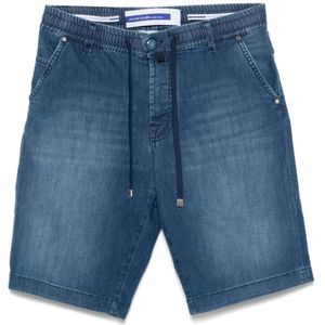 Jacob Cohën, Heren, Korte broeken, Blauw, Maat: W40 Denim,