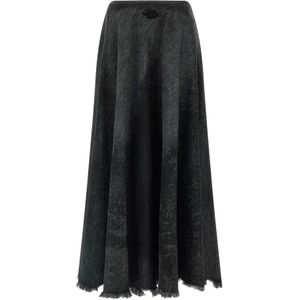 Diesel, Dames, Rokken, Blauw, Maat: W23 Denim,