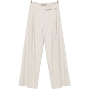 D.Exterior, Dames, Broeken, Wit, Maat: XS