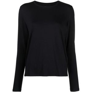 Majestic Filatures, Dames, Truien, Blauw, Maat: L