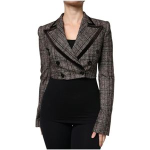 Dolce & Gabbana - JKT3275 - Blazer - Bruin - Cropped