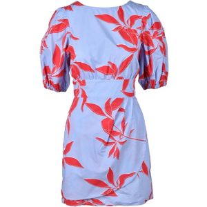 Attic and Barn, Dames, Jurken, Blauw, Maat: M Katoen,