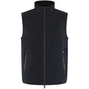 Woolrich, Heren, Jassen, Blauw, Maat: 2XL Wol,