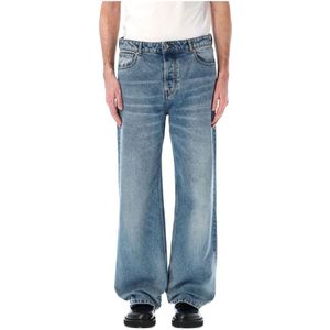 Ami Paris, Heren, Jeans, Blauw, Maat: W33 Denim,