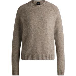 Hugo, Dames, Truien, Grijs, Maat: L Katoen,