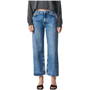 Pepe Jeans, Dames, Jeans, Blauw, Maat: W27 Katoen,