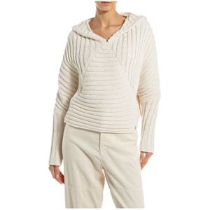 Replay, Dames, Truien, Wit, Maat: M Wol,