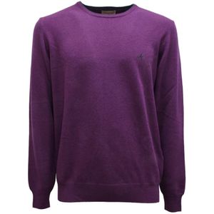 Brooksfield, Heren, Truien, Paars, Maat: 2XL Wol,