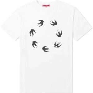 Alexander McQueen, Heren, Tops, Wit, Maat: XL Katoen,