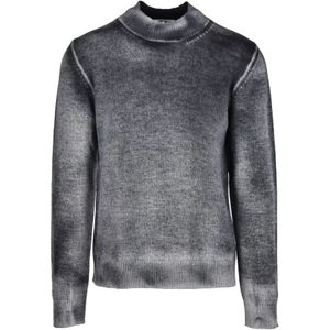 Mauro Grifoni, Heren, Truien, Zwart, Maat: M Wol,