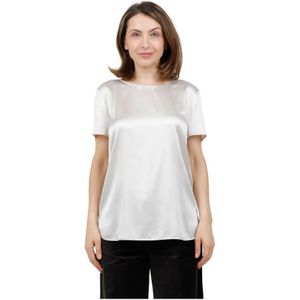 Max Mara, Dames, Blouses & Shirts, Beige, Maat: XS Zijde,