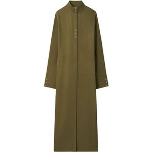 Tory Burch, Dames, Jurken, Groen, Maat: XS