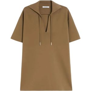 Max Mara, Dames, Tops, Bruin, Maat: M
