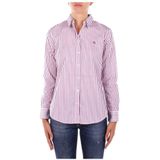 Blouse - Gestreept - Katoen - Lange Mouw - Normale Pasvorm