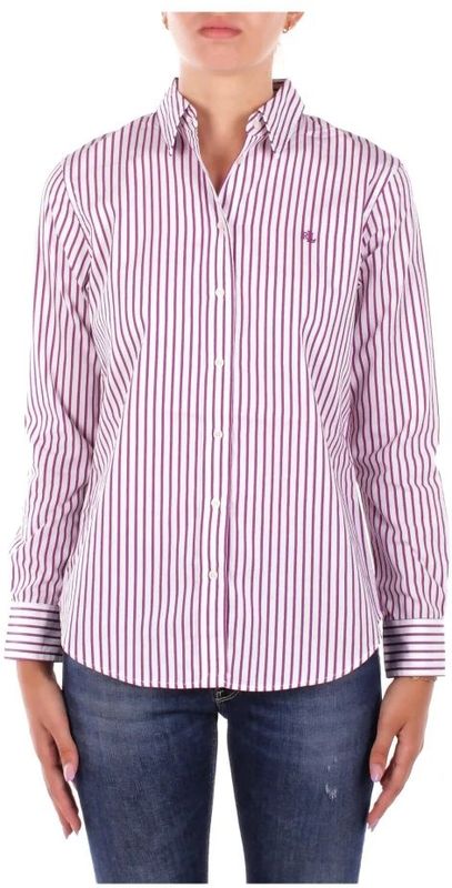 Blouse - Gestreept - Katoen - Lange Mouw - Normale Pasvorm