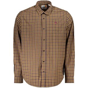 Plaid Shirt TB0A2R3P - Geel - Katoenen Overhemd - Tartan Patroon - Lange Mouwen