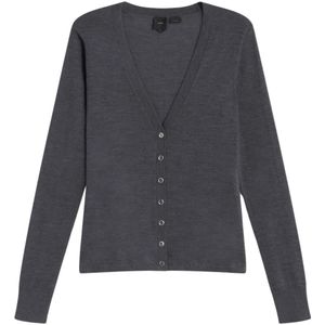 Pinko, Dames, Truien, Grijs, Maat: M Wol,