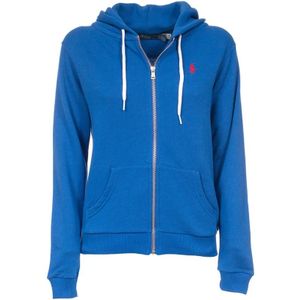 Polo Ralph Lauren, Dames, Sweatshirts & Hoodies, Blauw, Maat: XS Katoen,