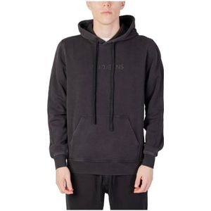 Liu Jo, Heren, Sweatshirts & Hoodies, Zwart, Maat: XS Katoen,