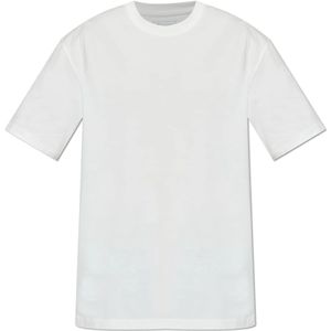 Y-3 - Gedrukt T-Shirt - Wit - Regular FIT - Katoen