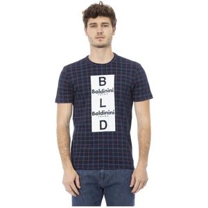 Baldinini, Heren, Tops, Blauw, Maat: XS Katoen,