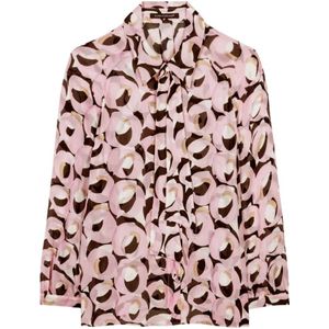 Luisa Cerano, Dames, Blouses & Shirts, Veelkleurig, Maat: 2XL
