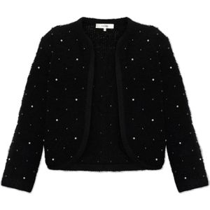 Frame, Dames, Truien, Zwart, Maat: XS Wol,