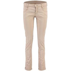 Mac, Dames, Broeken, Beige, Maat: 3XL Leer,