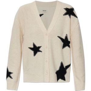 Zadig & Voltaire, Dames, Truien, Beige, Maat: M Kasjmier,