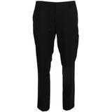 Dolce & Gabbana Grijze Wollen Stretch Formele Slim Fit Herenpants