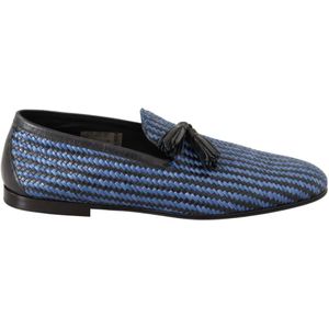 Dolce & Gabbana, Heren, Schoenen, Blauw, Maat: 44 EU Leer,