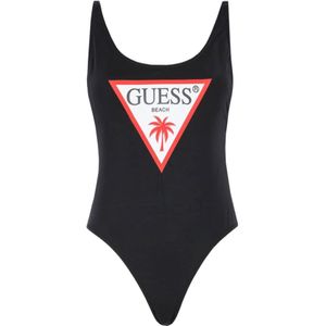 Guess, Dames, Badkleding, Zwart, Maat: XS Polyamide,