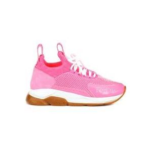 Versace Roze Chain Reaction Sneakers , Pink , Heren , Maat: 42 EU