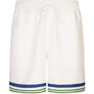 Casablanca, Heren, Korte broeken, Wit, Maat: S Zijde,
